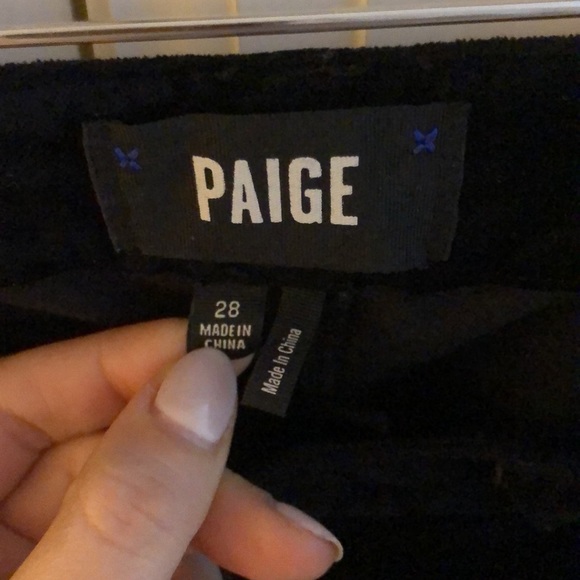 Paige Denim Edgemont Velvet Jeans NWOT - Picture 3 of 5